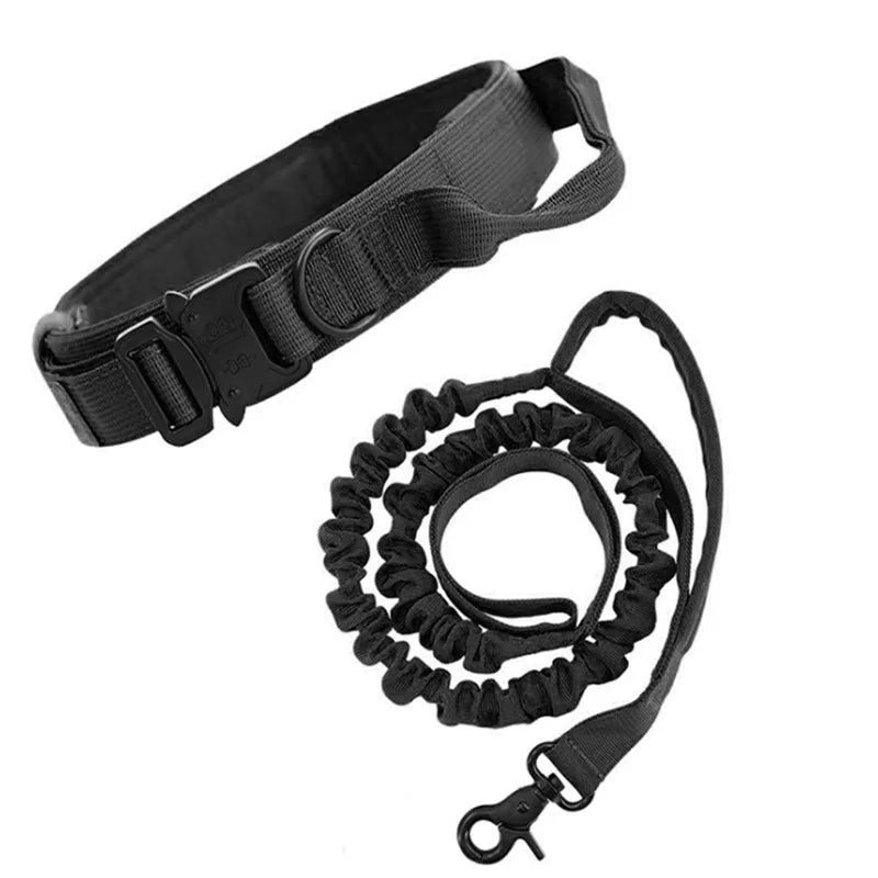 Tactical Dog Collars and Dog Leash Set for Larger Dogs