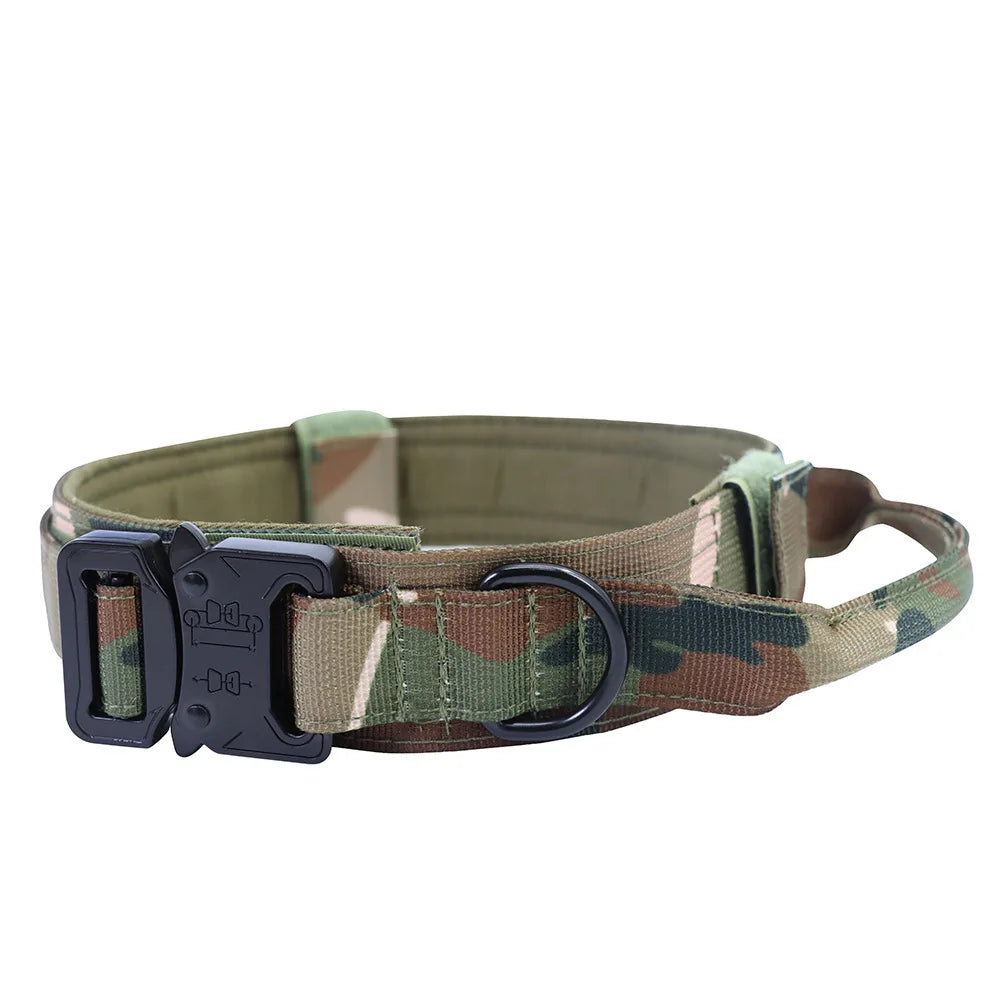 Tactical Dog Collars and Dog Leash Set for Larger Dogs