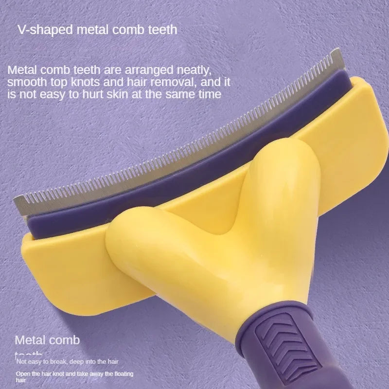 Grooming Brush for Under Coat Removal 