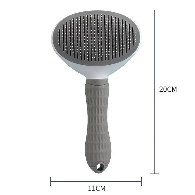 Dog Brush with 1-click hair removal