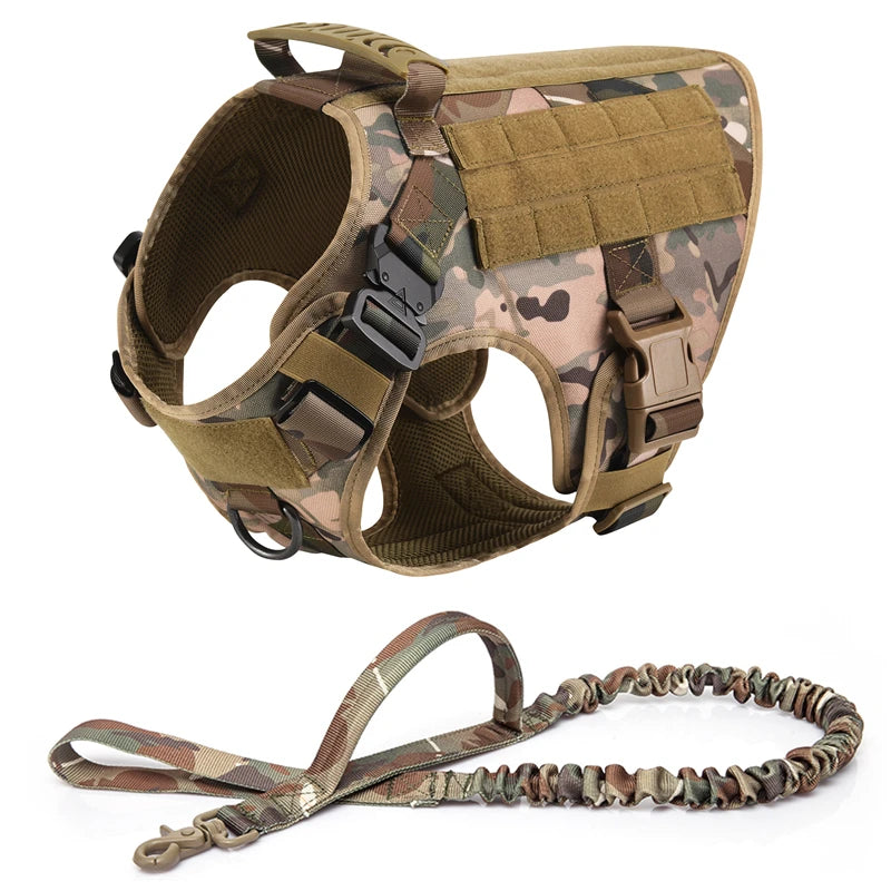 Tactical Harness Kits with Leash and Pack Bags