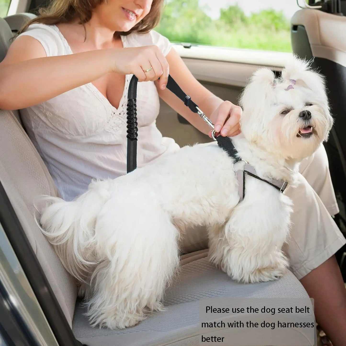 Adjustable Heavy Duty Dog Seat Belt