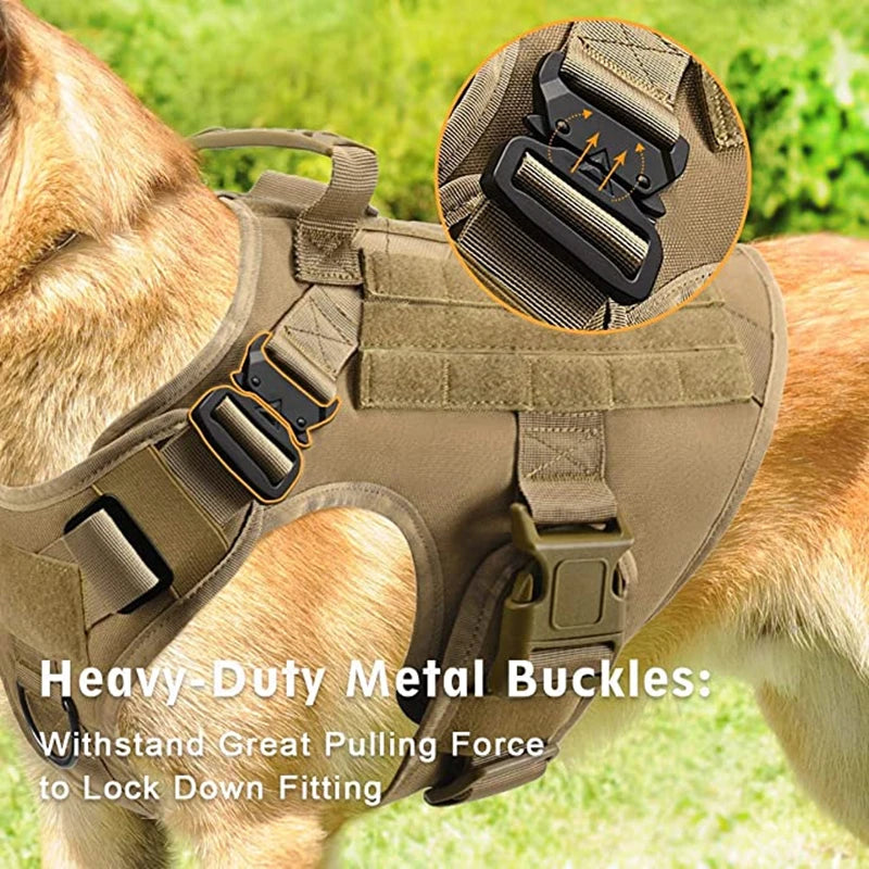 Tactical Harness Kits with Leash and Pack Bags